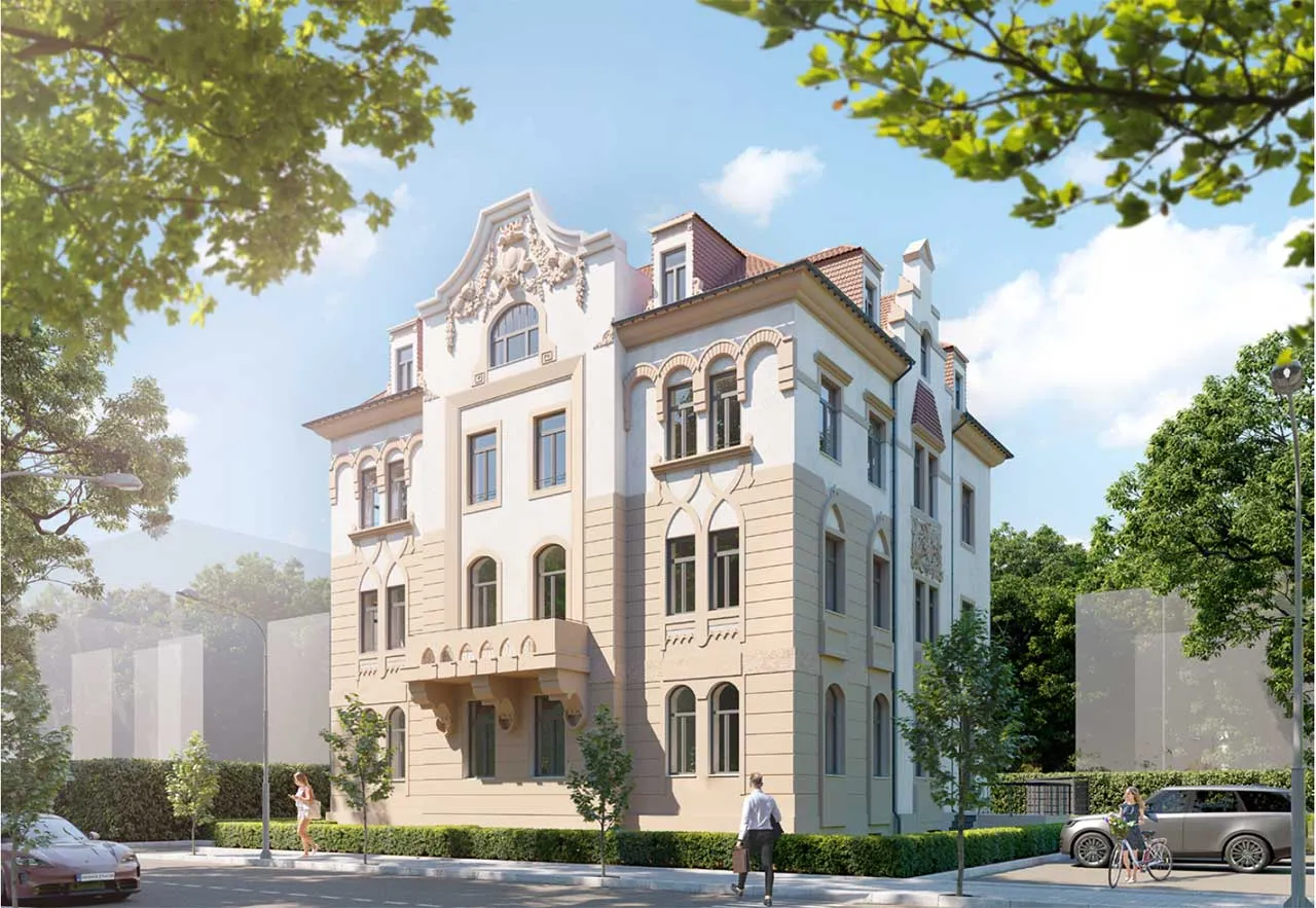 Siegfried-Rädel-Straße, Pirna: Umbau und Modernisierung eines denkmalgeschützten Mehrfamilienhauses