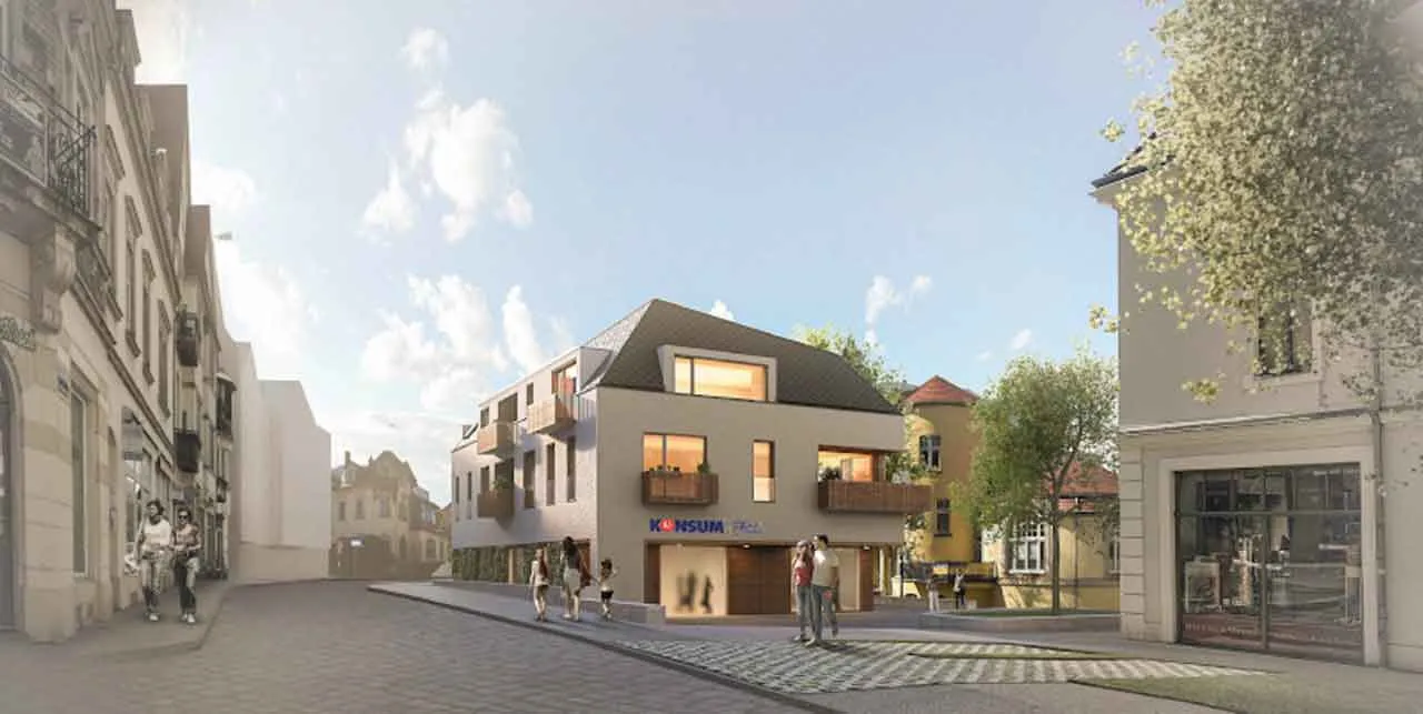 Wohnen am alten Kurpark, Dresden: 3. Platz im Realisierungswettbewerb für eine Mischimmobilie