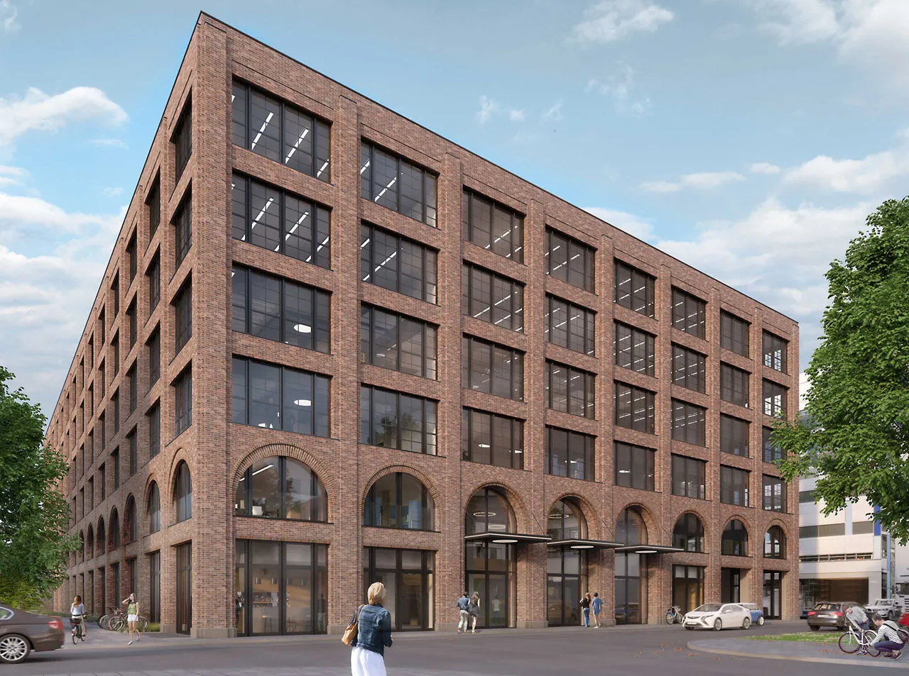 Mühldorfstraße, München: Neubau eines Bürogebäudes im kreativen Umfeld