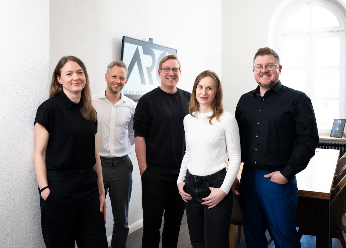 Das ARC1-Team beim Onboarding